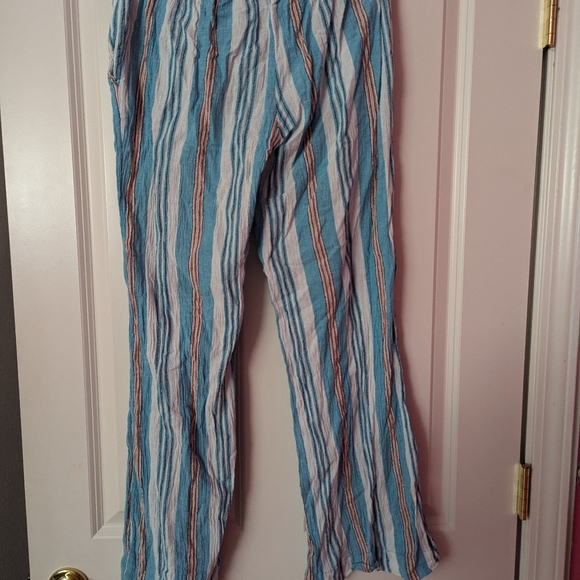 Free People Sungaze Tie Pants in Horizon Blue - Picture 3 of 4